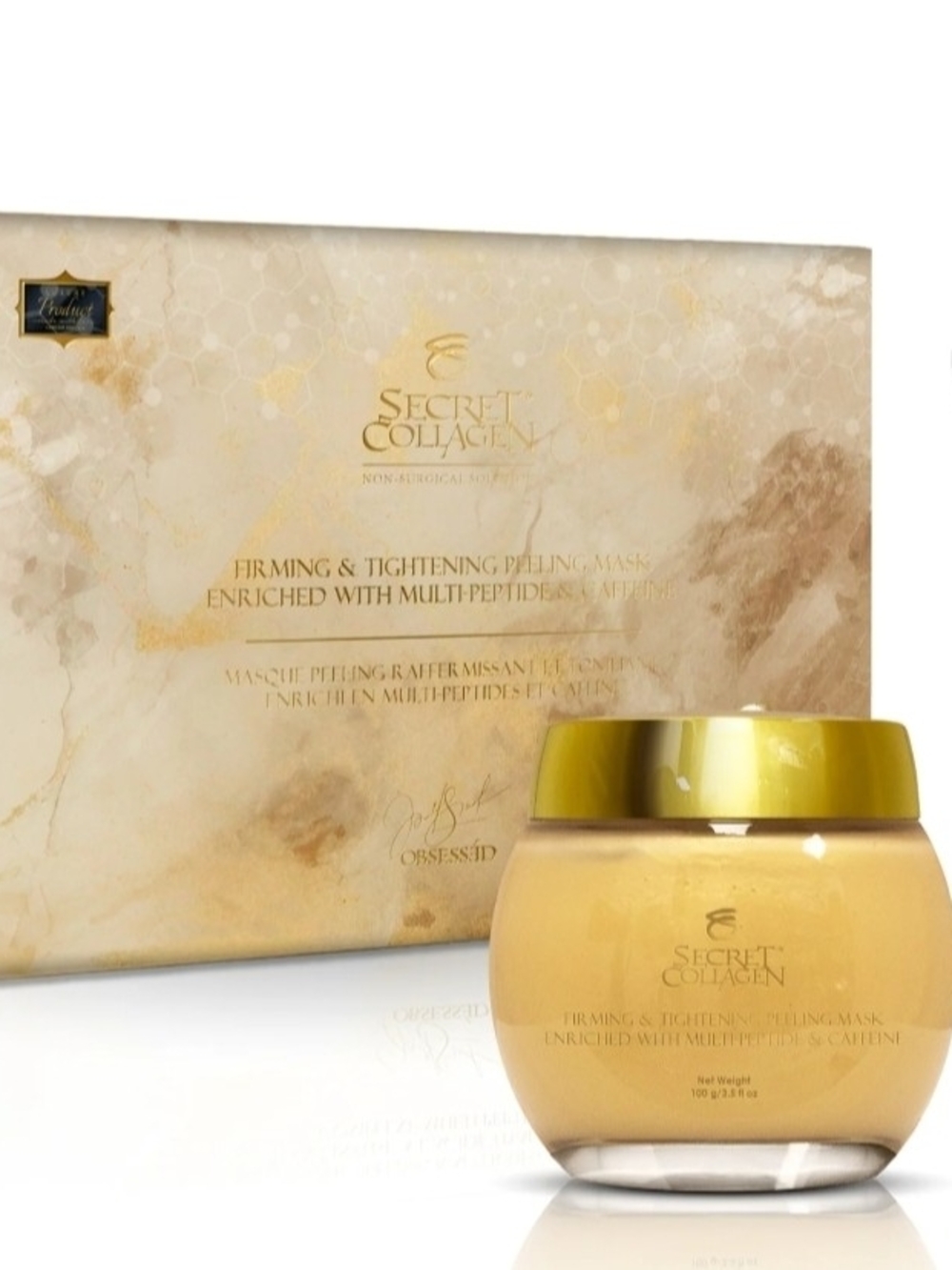 Secret Collagen Firming & Tightening Peeling Mask w/ Multi-Peptide & Caffeine